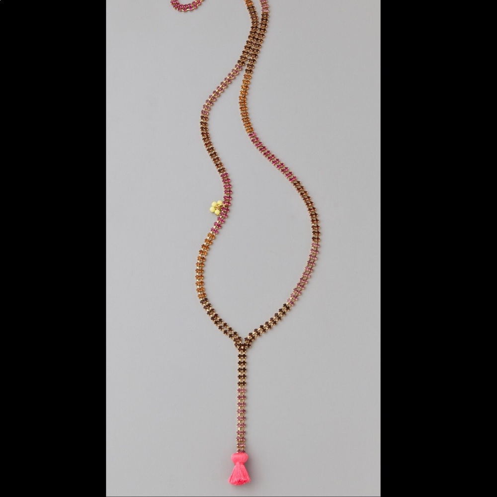 Juicy Couture Pink Rhinestone Necklace
